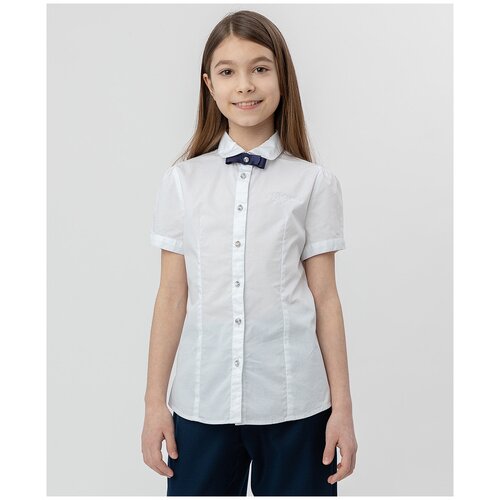 фото Рубашка button blue размер 146, белый