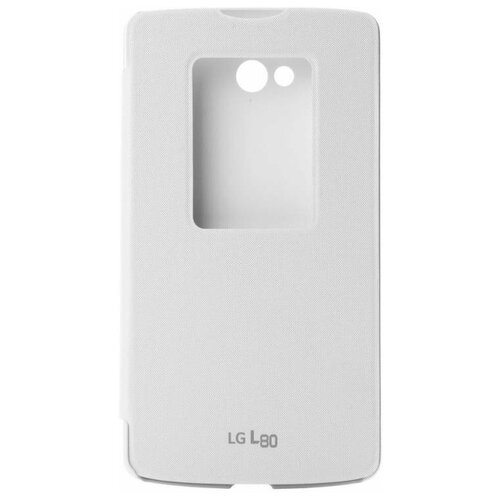 фото Чехол-книжка lg ccf-510 для lg l80 dual белый