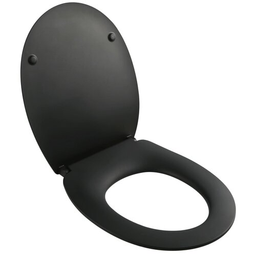 фото Крышка-сиденье для унитаза sensea slim neo овальное дюропласт с микролифтом черный