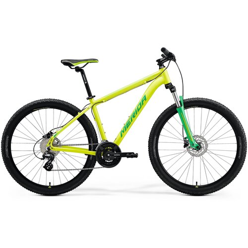 фото Горный (mtb) велосипед merida big.seven 15 (2021) silk lime/green l (требует финальной сборки)