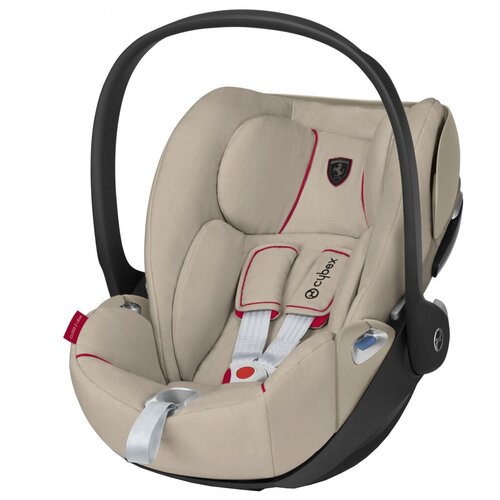 фото Автокресло-переноска группа 0+ (до 13 кг) cybex cloud z i-size scuderia ferrari, silver grey