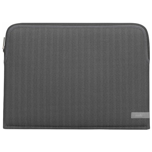 фото Чехол moshi pluma для macbook pro/air 13" (usb-c) серый (herringbone gray)