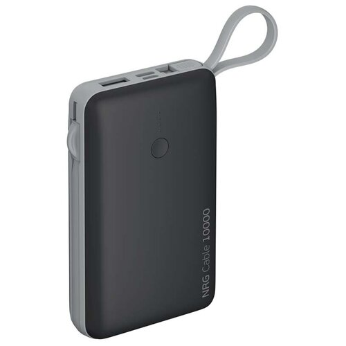 фото Аккумулятор deppa nrg cable 4 в 1 10000 mah (33561), серый
