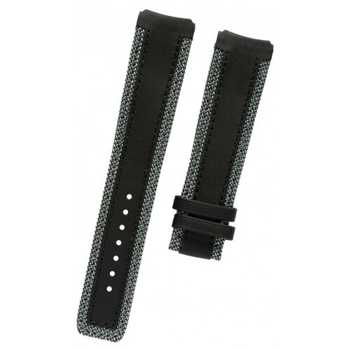 фото T610035310 ремешок tissot t610035310 черный, xl, теленок, 22/20, серая прострочка, без замка, для часов t-touch solar (t091.420)