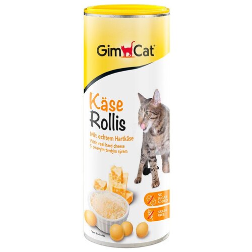 фото Лакомство gimcat cheezies витаминизированное для кошек сырные ролики 425 гр (1 шт)