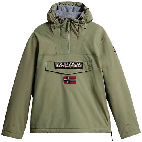 фото Анорак napapijri rainforest winter anorak jacket green lichen / l