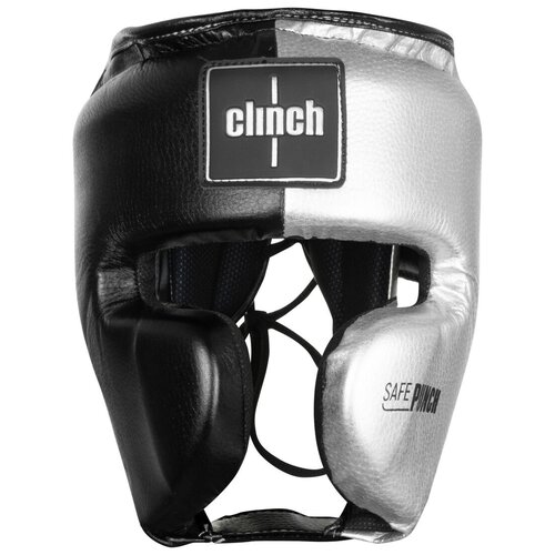 фото Шлем боксерский clinch punch 2.0 черно-серебристый, m
