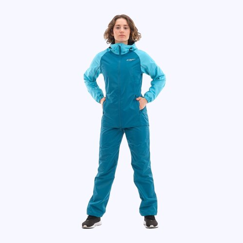 фото Мембранный костюм женский для активного отдыха dragonfly active 2.0 - голубой - m