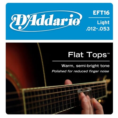 фото D'addario eft16 набор 6 струн для акустической гитары