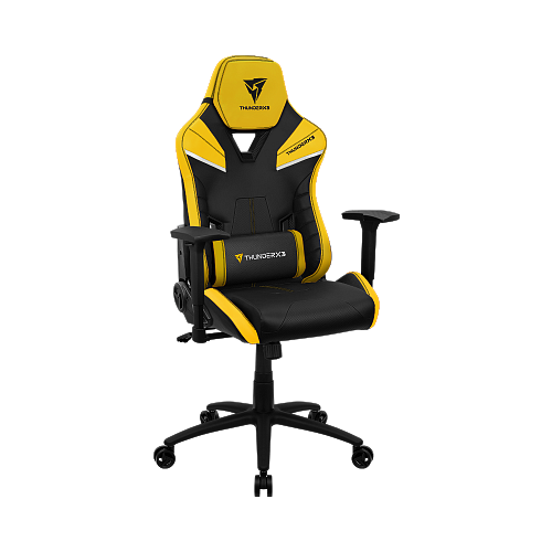фото Компьютерное кресло thunderx3 tc5 игровое, обивка: искусственная кожа, цвет: bumblebee yellow