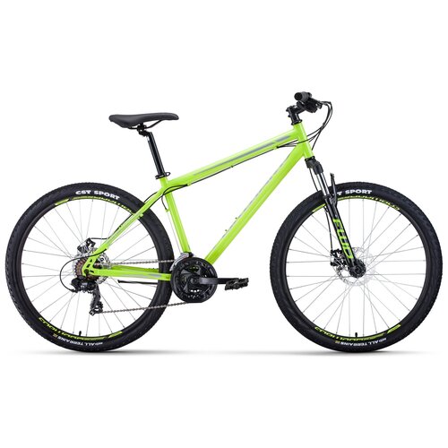 фото Велосипед forward sporting 27,5 2.0 disc (2021) (велосипед forward sporting 27,5 2.0 disc (27,5" 21 ск. . 19") , ярко-зеленый/серый, rbkw1m17g022)