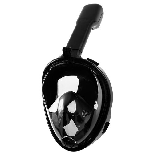 фото Маска для снорклинга onlitop маска 19*26, трубка 25 см, взрослая, размер l-xl, цвет черный