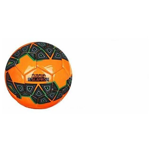 фото Мяч футбольный легионеры, 2сл, р.2, 15см, eva 2.6мм, 100гр (+-10%), оранжевый silapro