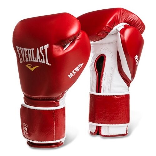 фото Перчатки everlast mx training на липучке 16oz красн.