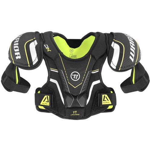 фото Защита груди/плечей детская warrior dx yth shoulder pad, арт. dxspyth9-s/m, размер s/m, пластик, пена, полиэстер, чер