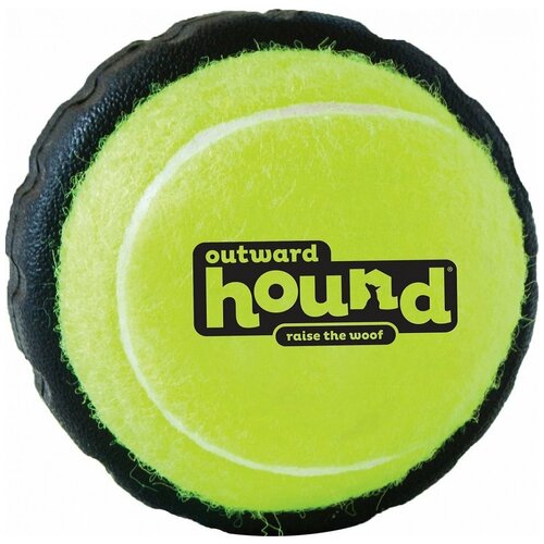 фото Мячик для собак petstages теннисный с шиной (67712) зеленый