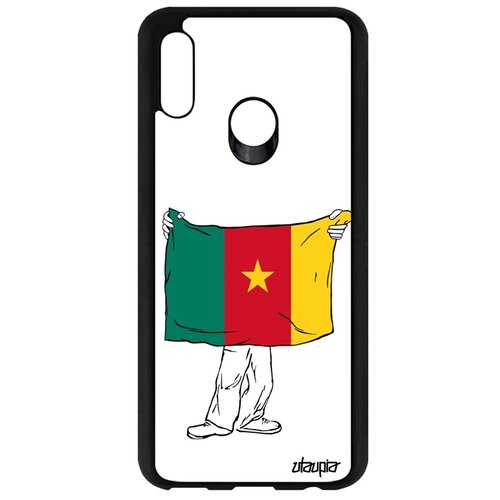 фото Чехол для мобильного p smart 2019, "флаг камеруна с руками" государственный туризм utaupia