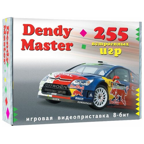 фото Игровая приставка dendy master 255 встроенных игр черный