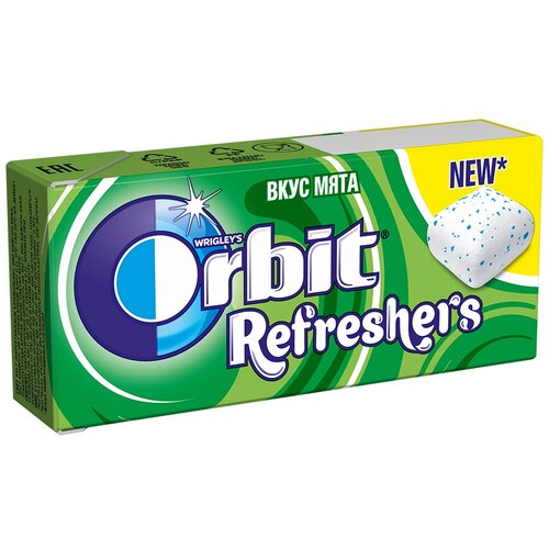 фото Жевательная резинка orbit refreshers мята, без сахара 16 г