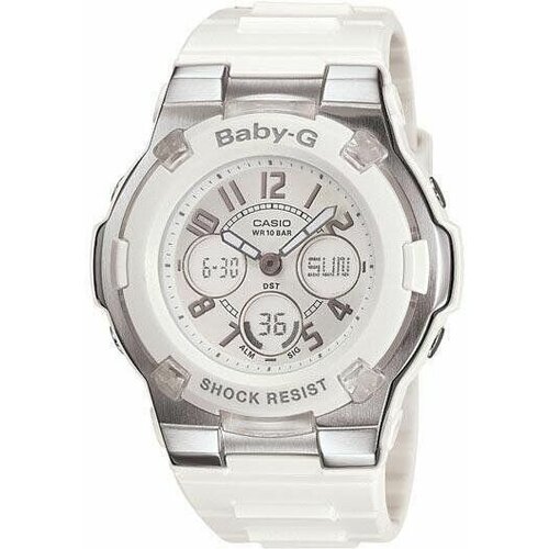 фото Наручные часы casio casio bga-110bl-7b, белый