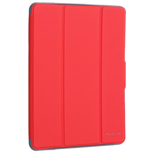 фото "чехол-подставка mutural folio case elegant series для ipad 7-8 (10,2"") 2019-20г.г. кожаный (mt-p-010504) красный"