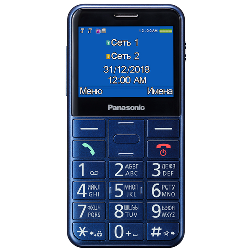 фото Телефон panasonic kx-tu150ru, синий