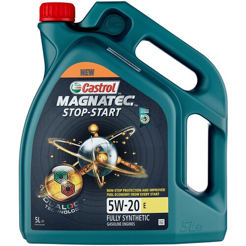 фото Синтетическое моторное масло castrol magnatec stop-start 5w-20 e dualock, 5 л