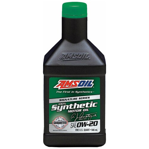 фото Синтетическое моторное масло amsoil signature series synthetic motor oil 0w-20, 3.784 л