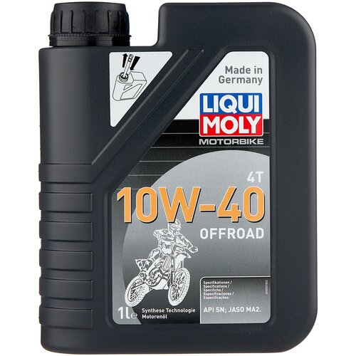 фото Моторное масло liqui moly motorbike offroad 4t 10w-40 1 л (3055)