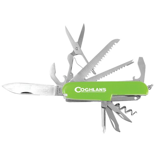 фото Coghlan's многофункциональный туристический нож (11 функций), зелёный