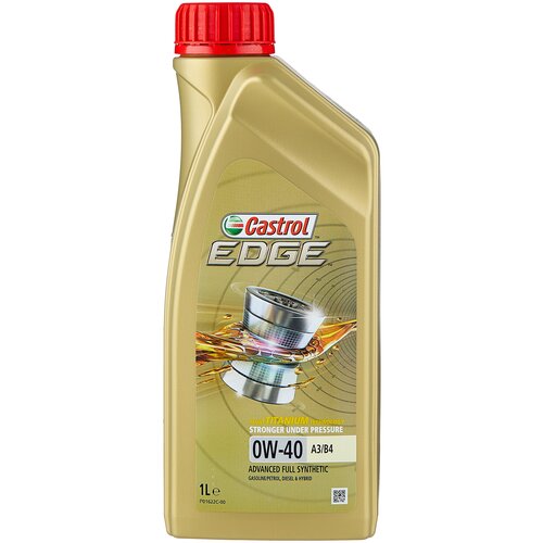 фото Синтетическое моторное масло castrol edge 0w-40 a3/b4, 60 л