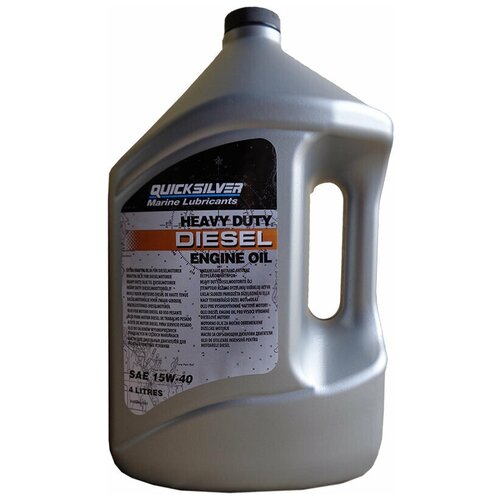 фото Минеральное моторное масло quicksilver heavy duty diesel 15w-40, 4 л