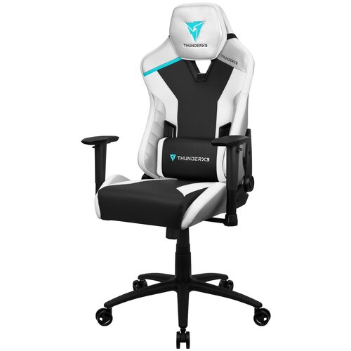 фото Компьютерное кресло thunderx3 tc3 игровое, обивка: искусственная кожа, цвет: arctic white