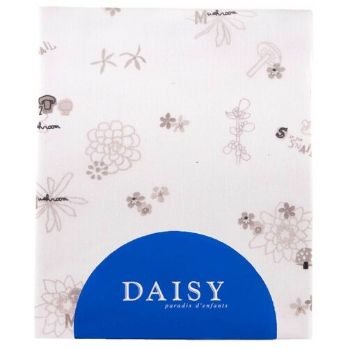 фото Daisy простыня на резинке из коллекции улитки 120х60 см бежевый