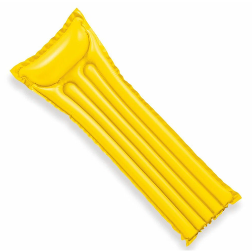 фото Intex матрас надувной для плавания желтый 183х69 см 59703-3