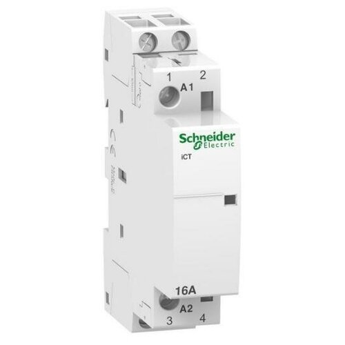 фото Контактор модульный ict 16a 2но катушка управления 230/240в ас schneider electric