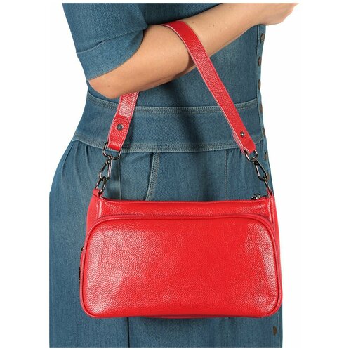 фото Сумка/сумка женская/сумка женская натуральная кожа/mayger/а-св-1155/красный/модель кросс-боди meyninger