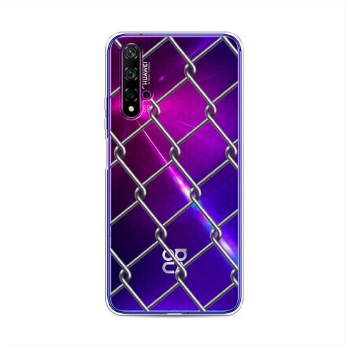 фото Силиконовый чехол "сетка" на huawei nova 5t / хуавей нова 5т case place