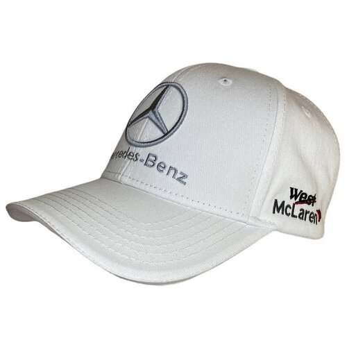 фото Бейсболка бини mercedes-benz бейсболка мерседес кепка mersedes, размер 55-58, белый