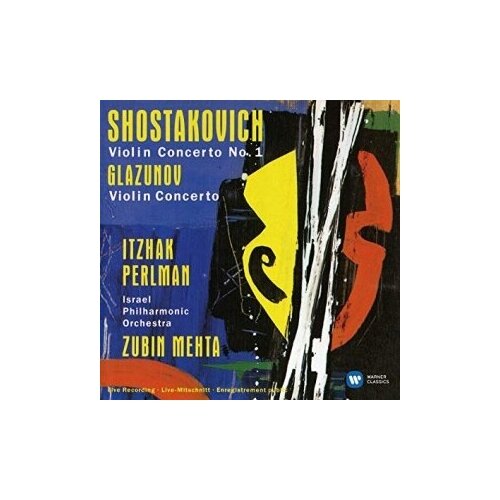 фото Компакт-диски, warner classics, itzhak perlman - shostakovich: violin concerto no. 1 / violin concerto (cd)