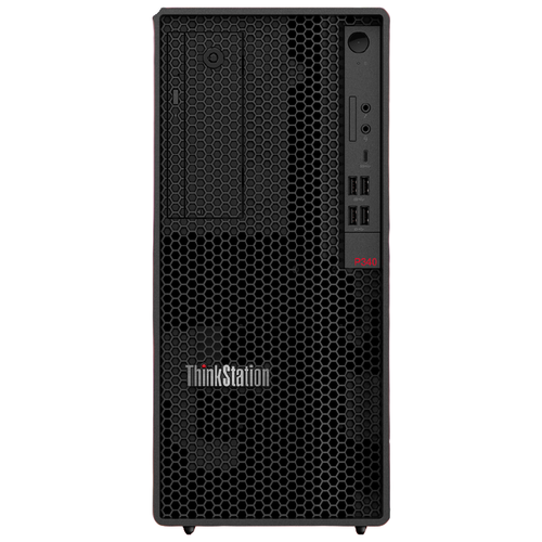 фото Компьютер lenovo thinkstation p340 mt i7 10700 (2.9)/16gb/ssd512gb/p620 2gb/dvdrw/win 10 pro 64/gbiteth/300w/kb/m/black