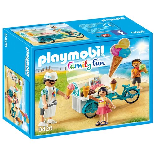 фото Набор с элементами конструктора playmobil family fun 9426 корзина мороженого