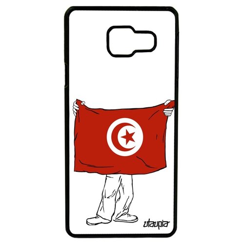фото Чехол на телефон samsung galaxy a3 2016, "флаг туниса с руками" патриот путешествие utaupia