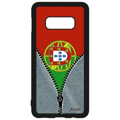 фото Чехол для телефона samsung galaxy s10e, "флаг португалии на молнии" патриот государственный utaupia