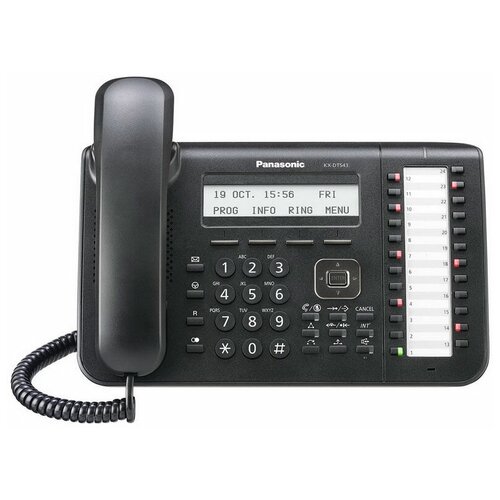 фото Телефон panasonic kx-dt543rub цифр.тел.с диспл. 3 строки, 24 клавиши, порт xdp для kx-tda/tde/ncp/ns