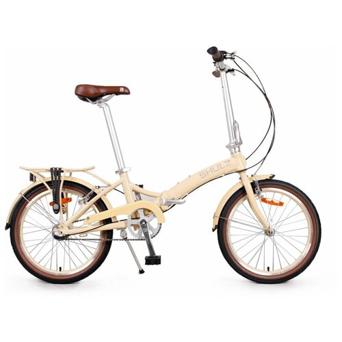фото Cкладной велосипед shulz goa v-brake (2020), цвет зеленый, размер рамы onesize