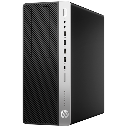фото Настольный компьютер hp elitedesk 800 g5 (7pe88ea) mini-tower/intel core i5-9500/8 гб/256 гб ssd/intel uhd graphics 630/windows 10 pro черный