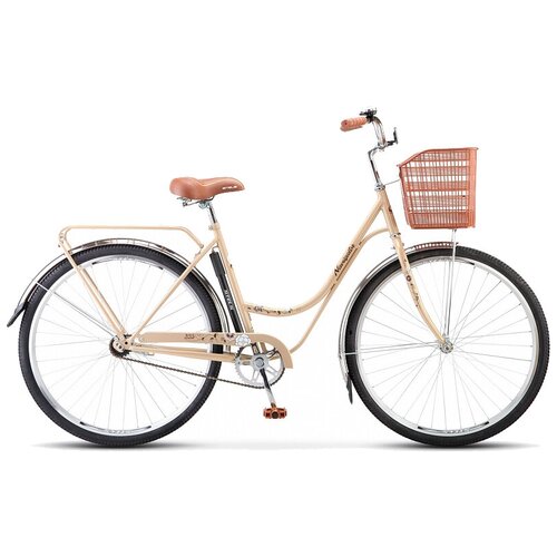 фото Городской велосипед stels navigator 325 28 z010 (2019) рама 20" слоновая-кость/коричневый