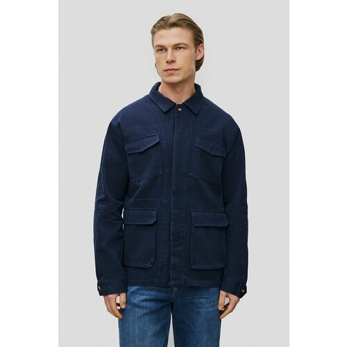 фото Куртка-рубашка baon, размер 48, синий