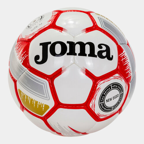 фото Футбольный мяч balon egeo blanco-rojo t4 joma